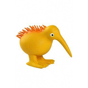 Zabawka dla psa WHISTLE lateksowa, piszcząca, pomarańczowa 13,5cm Kiwi