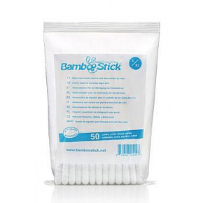Patyczki bawełniane BambooStick L/XL do czyszczenia. uszy psów 50 szt.