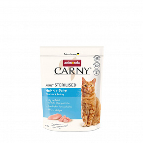ANIMONDA Carny Sterilised - kurczak + indyk 350 g