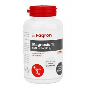 Magnez 500mg+wit.B6 100tbl Fagron