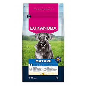 Eukanuba Dog Mature Small bogata w świeżego kurczaka 3kg Eukanuba Dog Mature Small bogata w świeżego kurczaka 3kg