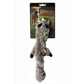 Zabawka dla psa Szop pracz piszczący 38cm Skinneeez