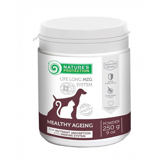 Natures P MicroZeoGen zdrowe starzenie się psa i kota seniora zęby, stawy i kości 250 g