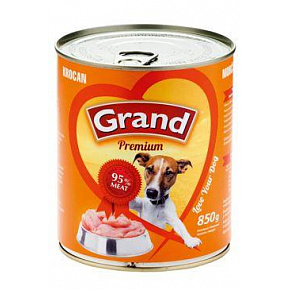 GRAND Dog konserwa. Premium indyk 850g