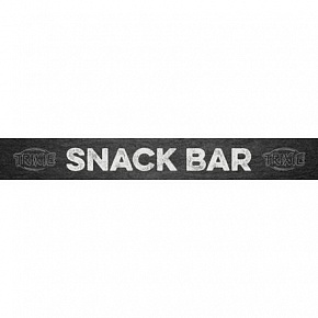 Topper - deska z napisem SNACK BAR do #9021, 9024 117.5 x 15.5 cm