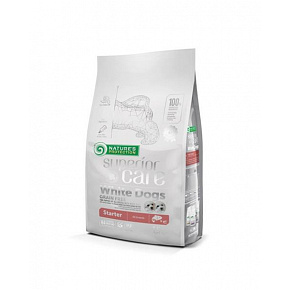 Natures P Superior care white dog puppies starter all breeds łosoś 1,5 kg