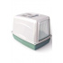 WC dla kota Vicky z filtrem, 54x39x39cm, zielone