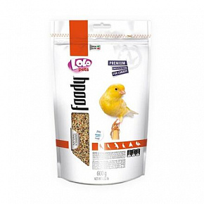 LOLO Foody kompletna karma dla kanarków 600 g Doypack
