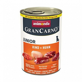 GRANCARNO JUNIOR - wołowina + kurczak 400g