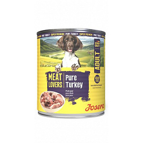 Josera konzerva Dog Meat Lovers Turkey  NEW 800 g