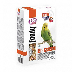 LOLO Foody kompletna karma owocowa dla papużek falistych 500 g pudełko