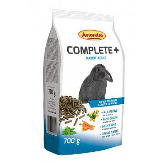 Avicentra COMPLETE+ królik 700g