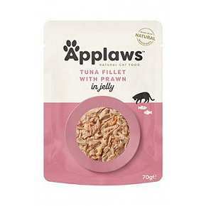 Applaws Cat saszetka Adult Jelly tuńczyk z krewetkami 70g