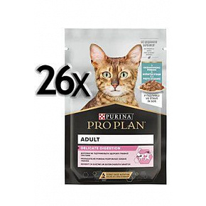 ProPlan Cat saszetka Delicate Adult Sea Fish 26x85g