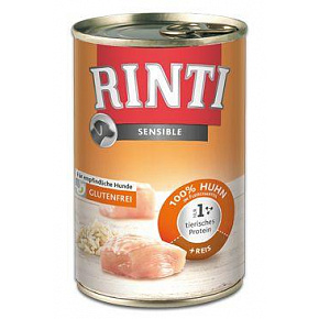 Rinti Dog Sensible puszka kurczak+ryż 400g