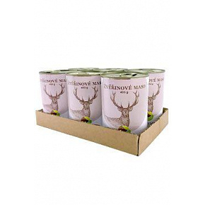 BOHEMIA MASO Dziczyzna we własnym sosie SIX PACK6x400g BOHEMIA MASO Dziczyzna we własnym sosie SIX PACK6x400g