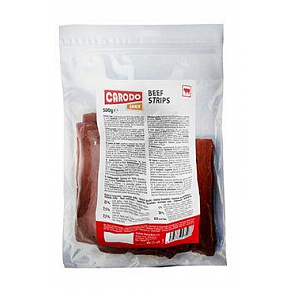 CARODO Pochodzenie psa. Paski wołowe 500g