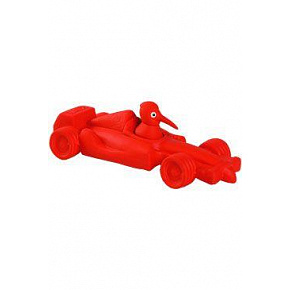 Zabawka dla psa FORMULA lateksowa, piszcząca, czerwona 19cm Kiwi