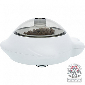 Snack Popper, dozownik na smakołyki - aktywna zabawka, 21x10x12cm, biały