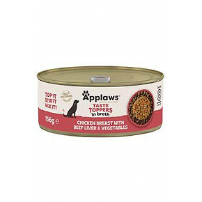 Applaws Dog konserwa. Toppers Broth kurcz.pierś z wątróbką 156g