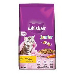 Whiskas Dry Junior z kurczakiem 1,4kg