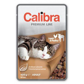 Calibra Cat saszetka Premium Adult Jagnięcina & Drób 100g Calibra Cat saszetka Premium Adult Jagnięcina & Drób 100g