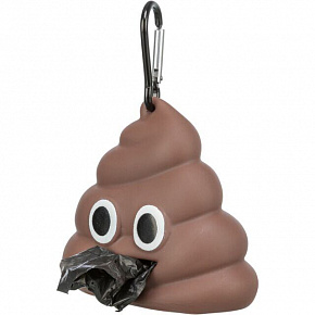 Pojemnik POOP na woreczki na odchody, 8 x 5 cm / 15 woreczków, PVC
