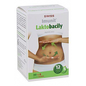 Swiss Laktobacily Imunit tob 30+6 gratis