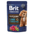 Brit Premium Dog Fillets Gravy Lamb&Green Peas 85g