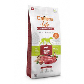 Calibra Dog Life Junior Large Świeża Wołowina 12kg Calibra Dog Life Junior Large Świeża Wołowina 12kg