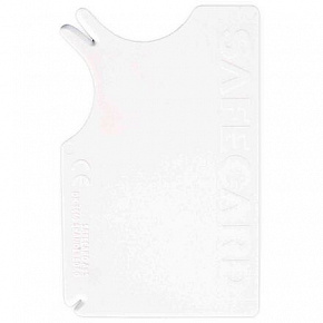 SAFECARD - plastikowa karta do usuwania kleszczy 8x5 cm