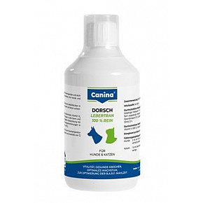 Canina Olej leczniczy z wątroby dorsza 250ml Canina Olej leczniczy z wątroby dorsza 250ml