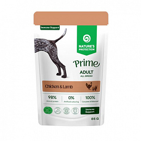 Natures P Prime KAPSUŁKA dog adult immunity support chicken&lamb 85 g