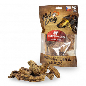 KIDDOG 100% Natural Snack, płuca wołowe 4-8 cm/ 80 g