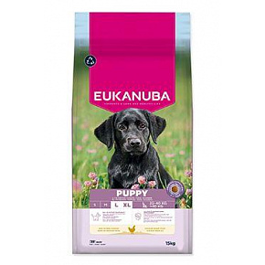 Eukanuba Dog Puppy Large bogaty w świeżego kurczaka 15kg