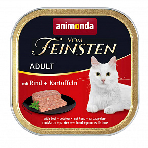 ANIMONDA pasztet ADULT - wołowina + ziemniaki dla kotów 100g