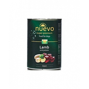 NUEVO dog Adult Lamb & Potato bal. 6 x 400 g puszka NUEVO dog Adult Lamb & Potato bal. 6 x 400 g puszka