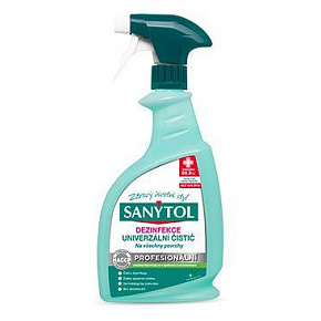 SANYTOL uniwersalny środek czyszczący. dezynfekcja PROFESSIONAL 750ml