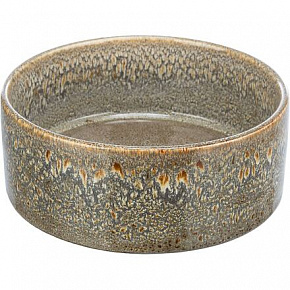 Ceramiczna miska, brązowa