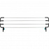 Górna kratka do #13201 uniwersalna kratka, 92 × 27 × 4 cm, jasnoszara/srebrna