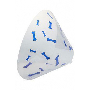 Kołnierz ochronny BUSTER plastikowy Bone niebieski 30cm