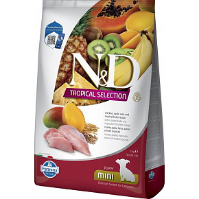Farmina N&D dog TROPICAL SELECTION (AG) puppy mini kurczak 5 kg