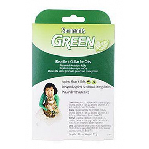 Sergeanťs Green obroża dla kotów 35cm 1szt Sergeanťs Green obroża dla kotów 35cm 1szt