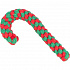 Xmas CANDY CANE - świąteczna laska z węzłami, 19 cm, bawełniana lina