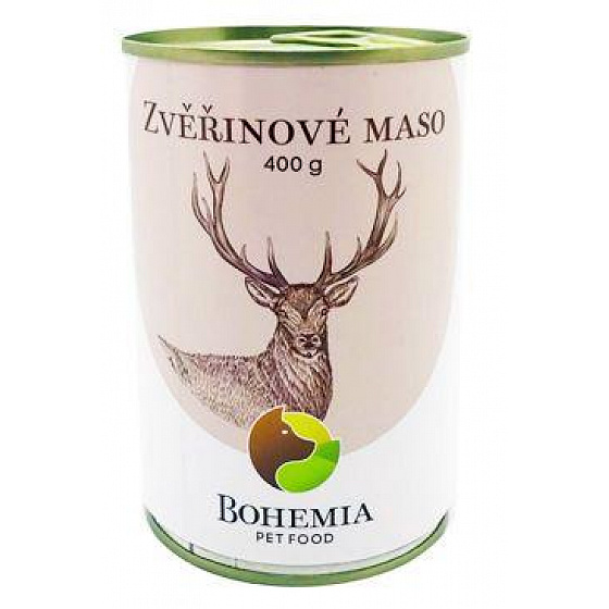 BOHEMIA MASO Dziczyzna we własnym sosie 400g
