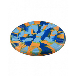 Zabawka DUVO+ latający talerz, gumowy, wielokolorowy S - 19x19x2cm