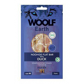 WOOLF Earth poch. NooHide M Flat Bar Duck 90g WOOLF Earth poch. NooHide M Flat Bar Duck 90g