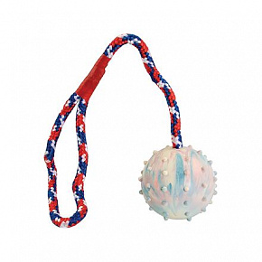 Piłka do rzucania z naturalnej twardej gumy 6/30 cm, na linie, HipHop Dog Piłka do rzucania z naturalnej twardej gumy 6/30 cm, na linie, HipHop Dog