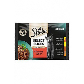 Sheba saszetka Select Slices soczysty wybór 4x85g