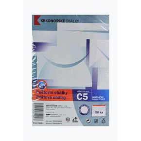 Koperta biała samoprzylepna C5 50 sztuk 162x229mm